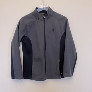 Spyder Boys Youth Full Zip Sweater Jacket Size L (14-16)